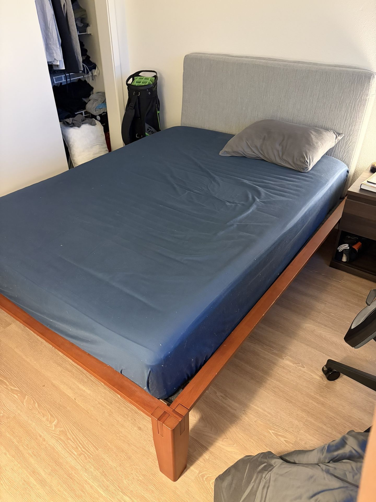 Valyou Charm 2.0 Bed Frame (Full Size) With IKEA Mattress