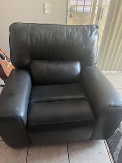 Black Power Recliner w/ USB Charging Port – $150