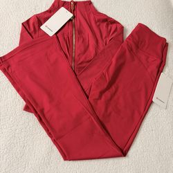 RED LULULEMON SET!
