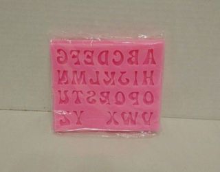 Letter And Number Silicon Mold