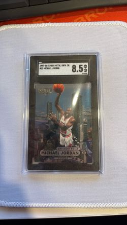 Michael Jordan Graded 8.5 1997 Metal Universe Championship #23