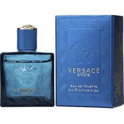 Versace Eros Men’s Cologne EDT 0.17 fl oz Mini Travel Size New in Box