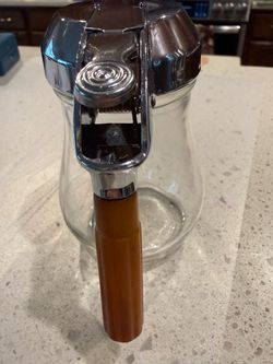 Mid-century dripcut syrup dispenser