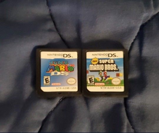 New Super Mario Bros and Super Mario 64 DS Nintendo DS Video Game Cartridge