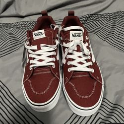 Burgundy Vans 