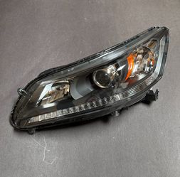 LH Headlight Honda Accord 2013-2015 Headlamp Assembly Set Driver Side