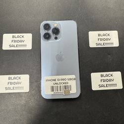 Black Friday Sale! iPhone 13 Pro 128gb Unlocked