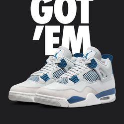 Jordan 4 Military Blue Size 12