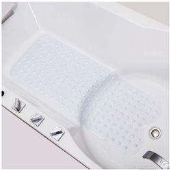 Bathtub Mat(40x 16 inch), Bath Mat for Tub, Extra Large Shower Mats with Suction Cups, Non Slip, BPA and Latex Free, Machine Washable