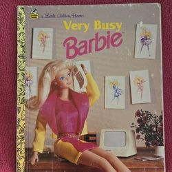 Very Busy Barbie 1993 A Little Golden Book