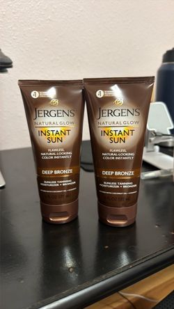 Jergens Natural Glow Instant Sun – Deep Bronze (6 oz) ☀️