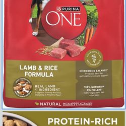 Purina ONE Dry Dog Food Lamb and Rice Formula - 31.1 lb. Bag