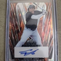 2024 Leaf Spencer Jones 1/1 Auto - Yankees