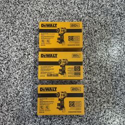 Brand New! DEWALT XR 20-volt Max Variable Speed Brushless 3/8-in square Drive Cordless Impact Wrench’s (Tools Only)