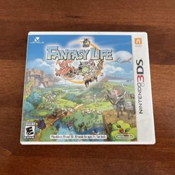 Fantasy Life Nintendo 2DS 3DS Game complete with case and manual