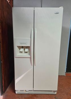 ✨️💥❄️Whirlpool❄️💥✨️ S-by-S Bisque Fridge Cooling Perfectly Fine