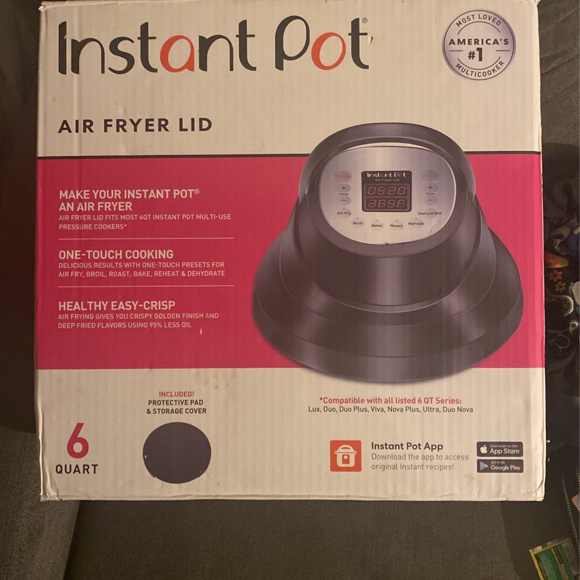 Air fryer lid
