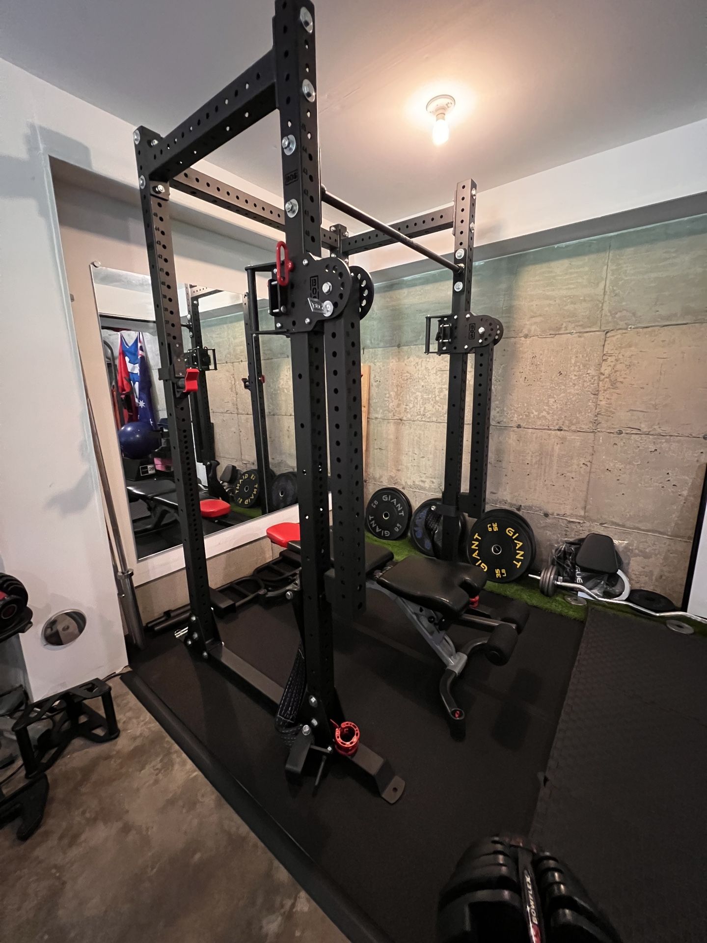 Bells Of Steel Hydra Flatfoot Rack With Rogue Fitness Upgrades