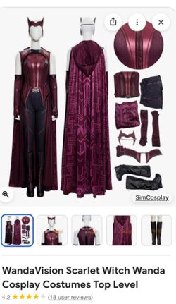 Scarlet Witch Costume Misses Size Small
