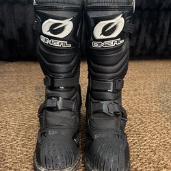 O'NEAL 0325-104 Boys New Logo Rider Boot (Black, Size 6)