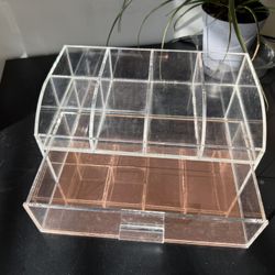 Clear Acrylic Makeup Organizer 