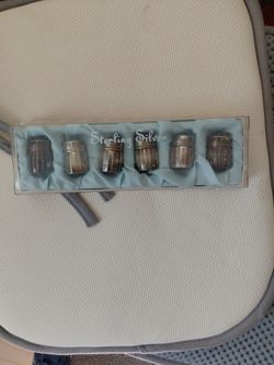 SALT AND PEPER SHAKERS STERLING SILVER