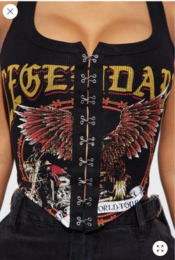 Graphic Corset Top🎽