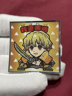 Japan Excl Zenitsu Agatsuma Sticker Demon Slayer No. 6 Bikkuriman