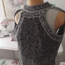 Gorgeous Designer Beaded Top Medium