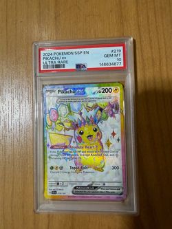 Pikachu ex psa 10