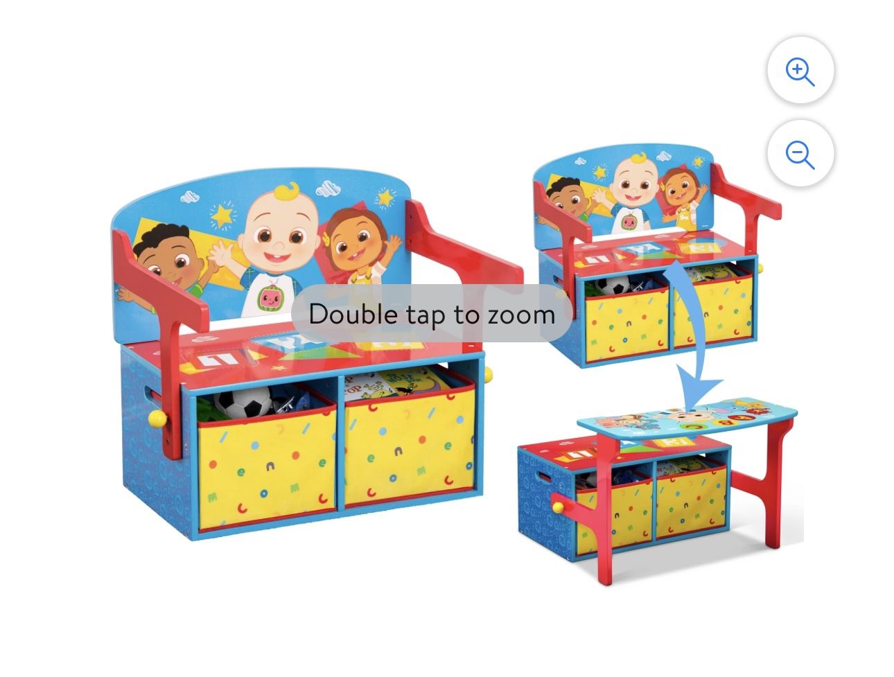 Cocomelon 2 In 1 Activity Bench & Desk!!!