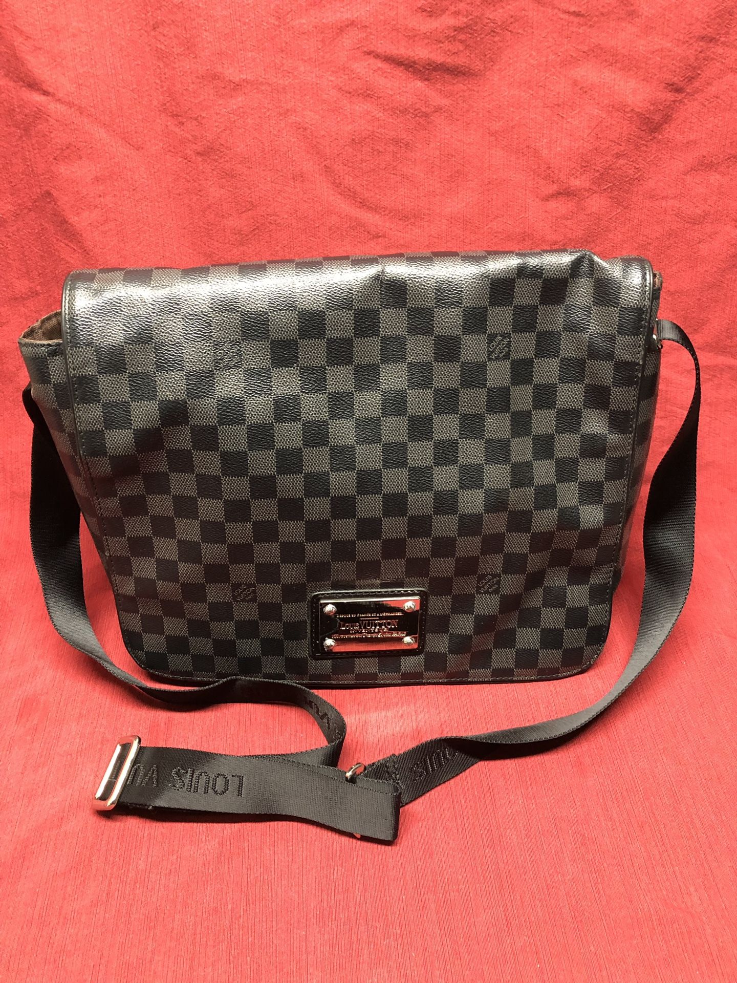 Louis Vuitton Graphite Damier Brooklyn Messenger Bag