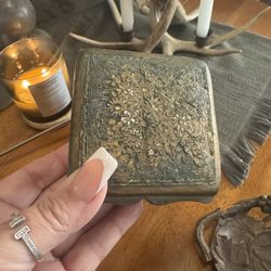 Antique Brass Box
