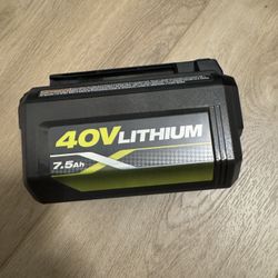 Ryobi 40v 7.5ah