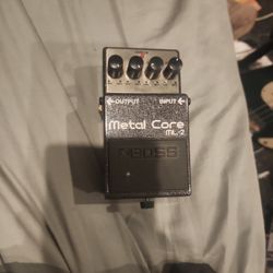 Boss Metalcore Distortion Guitar Pedal
