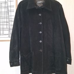 XL Suede Leather Jacket Women's 