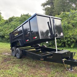 Taylor 7x14 High Side 14k Dump Trailer