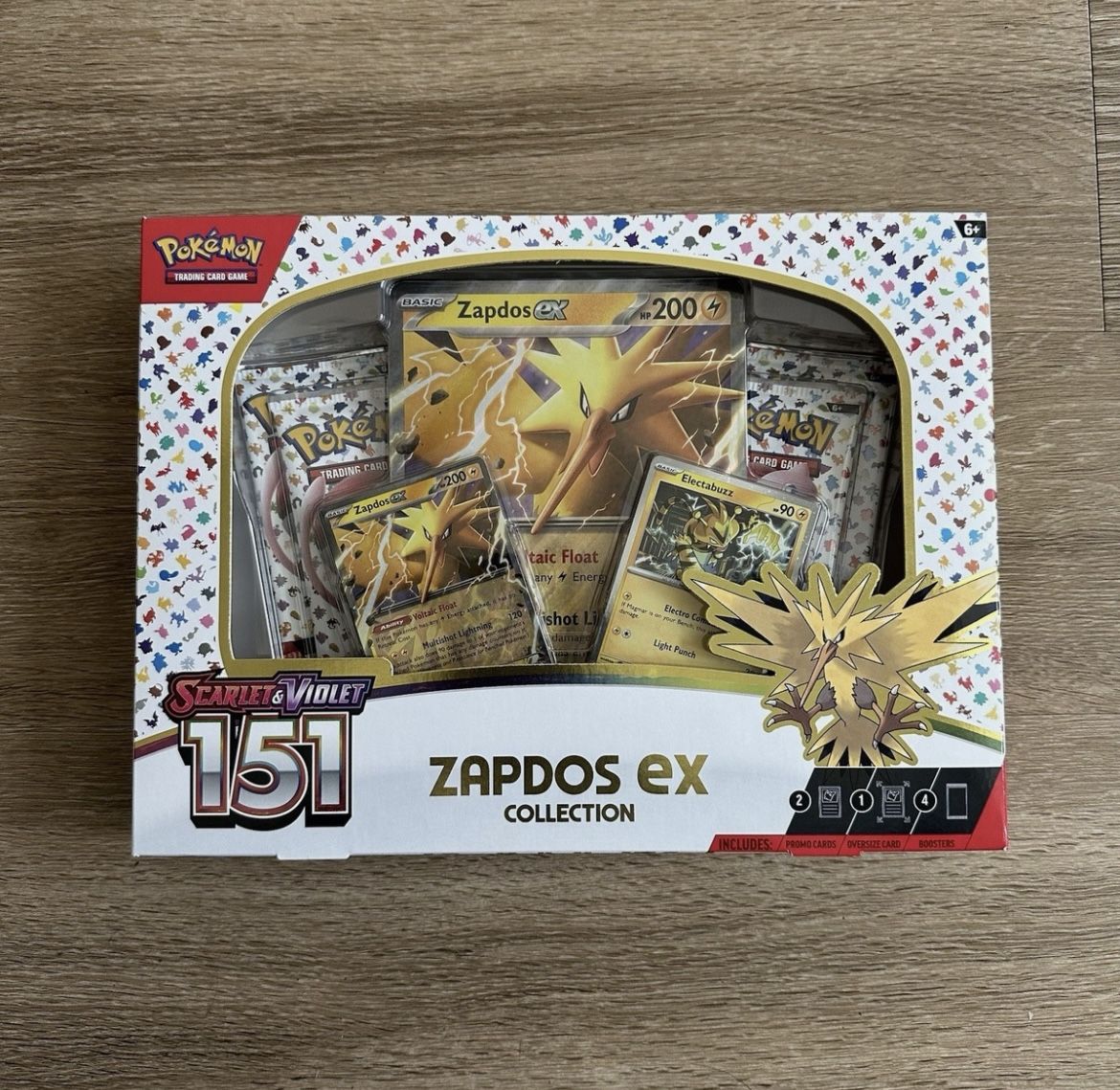 Pokemon Zapdos EX Collection Box sealed