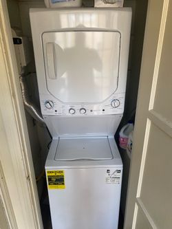 Stacked washer/dryer combo