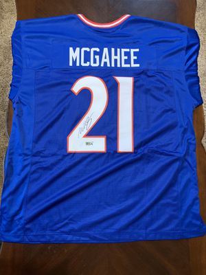 Photo Signed Willis McGahee Jersey Certified w/ Custom number