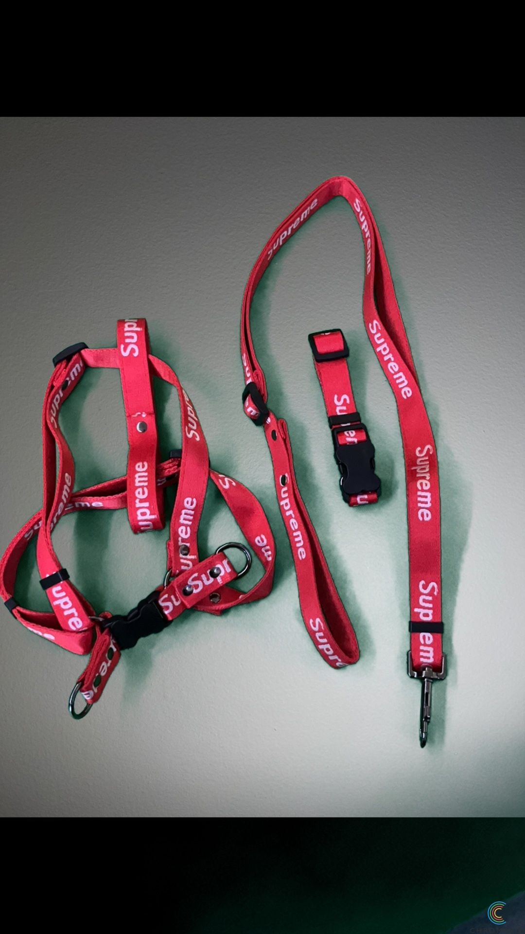 !!! Supreme !!! Dog Collar, Leash & Harness Set !!!