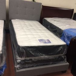 New Twin size bed with mattress and box spring included