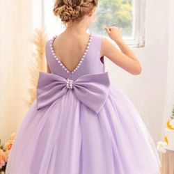Mauve Purple Girl Dress 