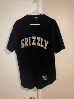 Grizzly button up jersey size M