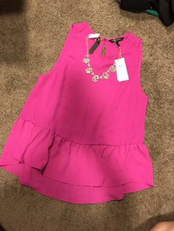 Gorgeous ruffle tank from banana republic