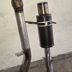 02-07 wrx/sti hks carbon fiber cat back exhaust
