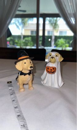 Halloween Dog Figurines Set of 2