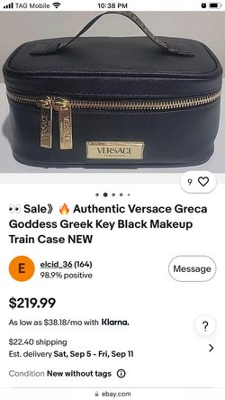 Versace makeup bag