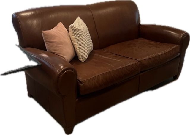 Leather couch
