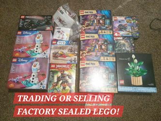 Selling or trade Factory sealed lego for POKEMON GRADED/UNGRADED CARDS